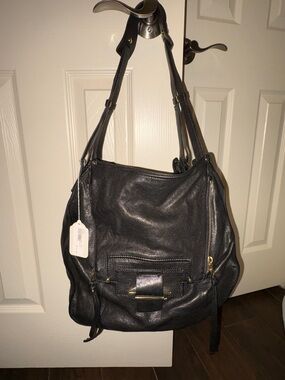 Kooba Black Leather Shoulder Bag - Classic Women’s Hobo